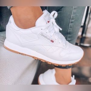 Reeboks leather sneakers